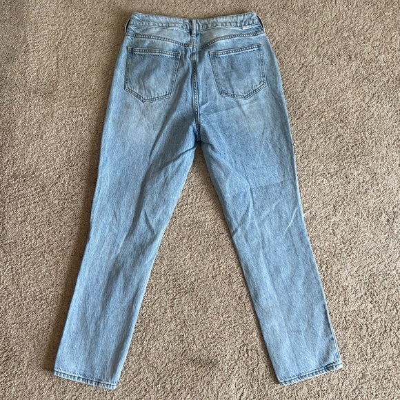 PACSUN LIGHT BLUE DISTRESSED MOM JEANS - Picture 9 of 10